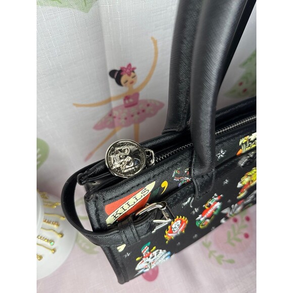Ed Hardy Satchel Handbag - Picture 3 of 7